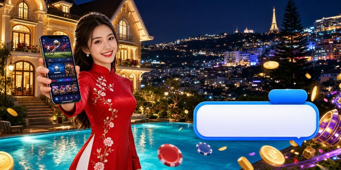 Người dùng tại Đà Lạt mặc áo dài truyền thống xem esports và đặt cược trực tuyến trên điện thoại